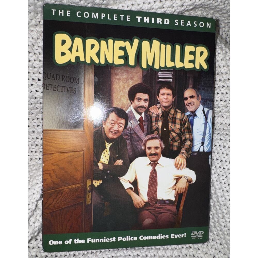 Barney Miller Complete Third Season DVD Police Comedies 3 Disc Set 22 Episodes